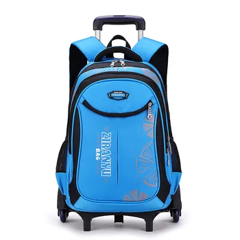 

Rolling Backpack Trolley School Bag for Boys Girls Waterproof Large Capacity Kids Wheeled Bag Luggage & Travel Bags Mochila