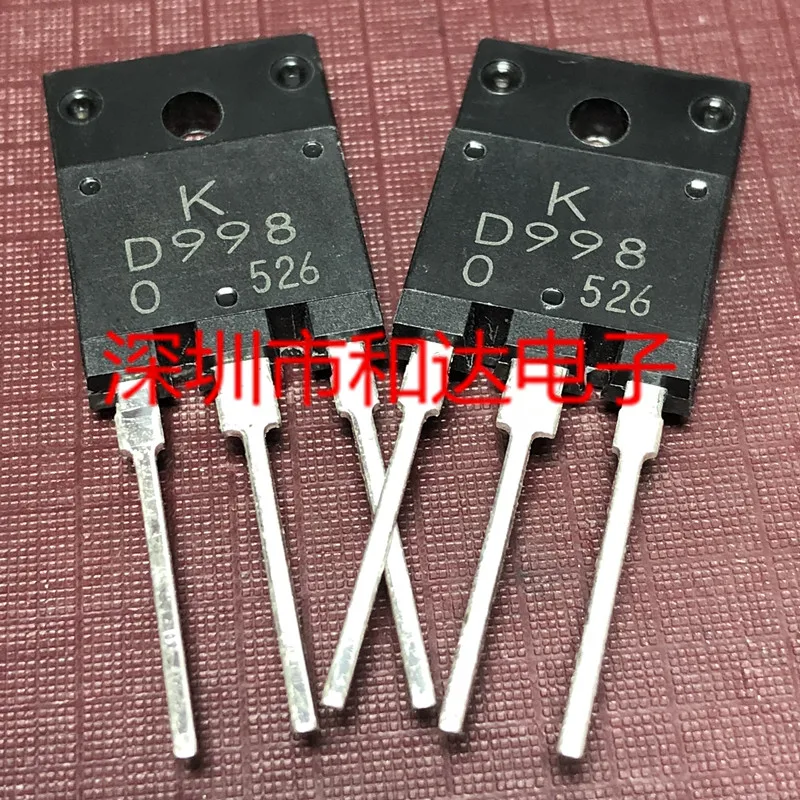 5 шт. 2SD998 D998 TO-3PF 120V 10A
