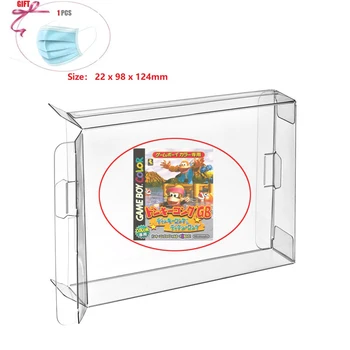 

Ruitroliker 10Pcs Clear Box Case Sleeve CIB Protector for GBC Gameboy Color Games Box Japan version