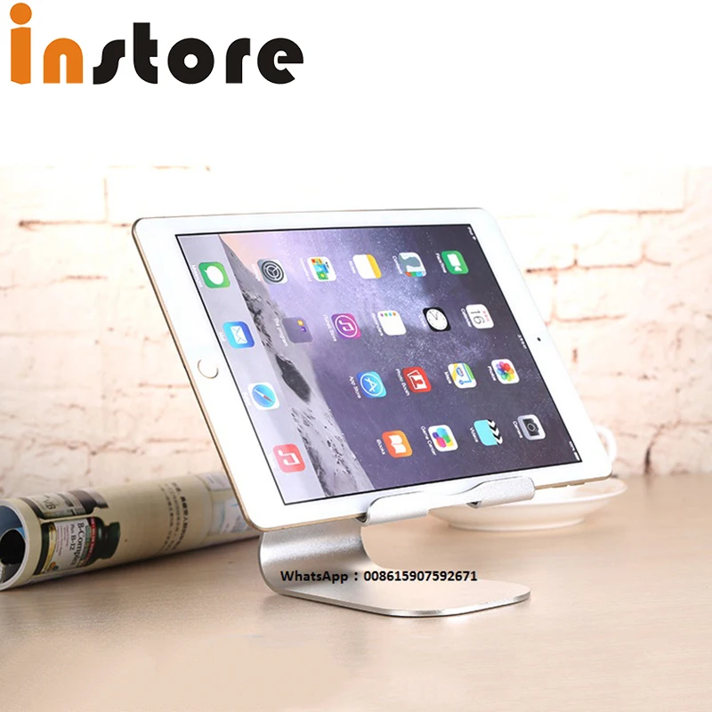 4 Pcs Most Popular Universal Tablet Aluminum Alloy Display Base Rack Holder Stand For PAD Cellphone