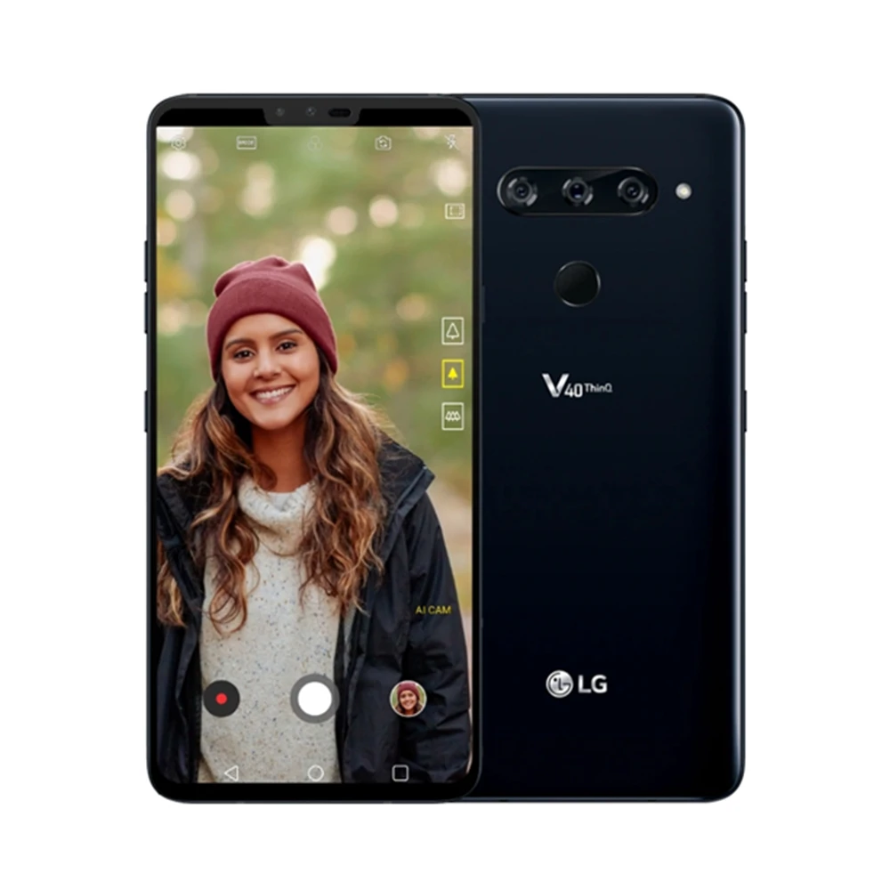 Original Unlocked Lg V40 Thinq V405ua V409n 6.4 Inches 6gb Ram 64gb Rom  16mp Triple Camera Lte Single Sim Fingerprint Cellphone - Mobile Phones -  AliExpress