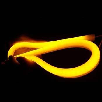 

2pcs 60cm Flexible LED Daytime Light Guide Strip Running Lights Car Signal Lamps