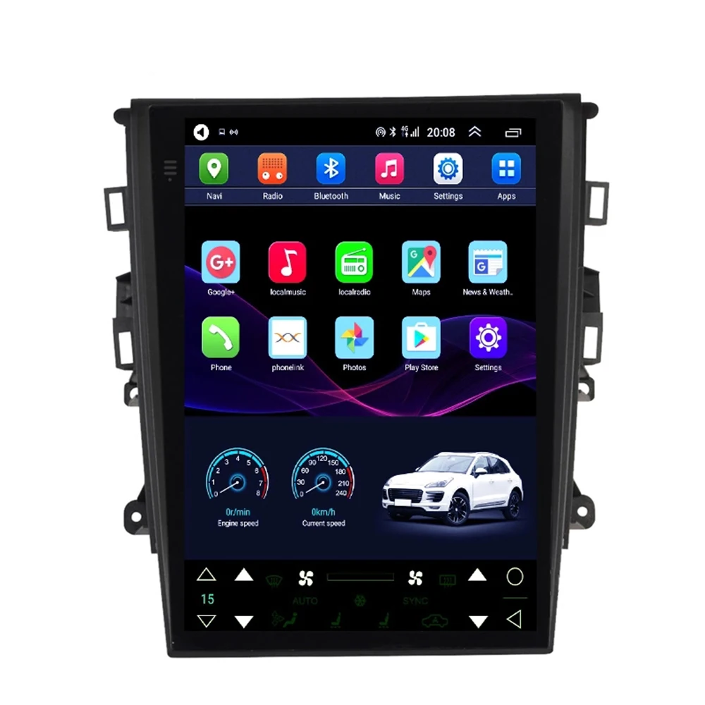 9," Tesla стиль экран android 8,1 gps Автомагнитола для Ford MONDEO Автомобильный мультимедийный видео плеер 4g lte беспроводная сеть 2013