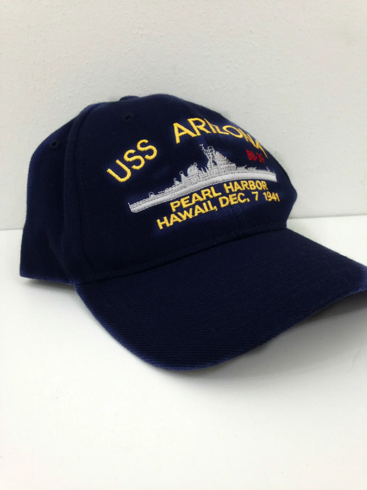Бейсбольная Шляпа с принтом USS Arizona и жемчугом