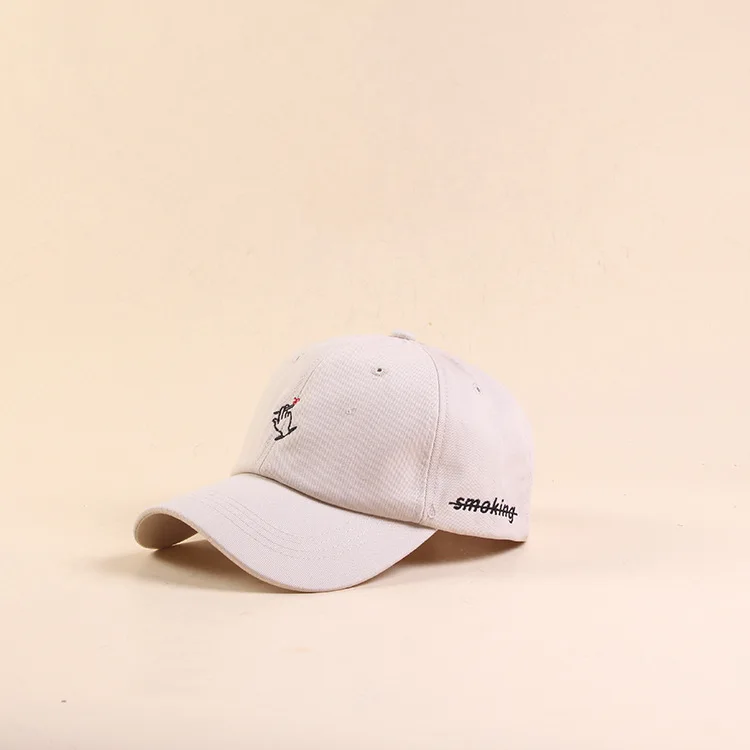 

Hat Women's Summer Finger Embroidery Baseball Cap Casual Versatile Outdoor Topee Youth Students Brim Hat Men's Fashion