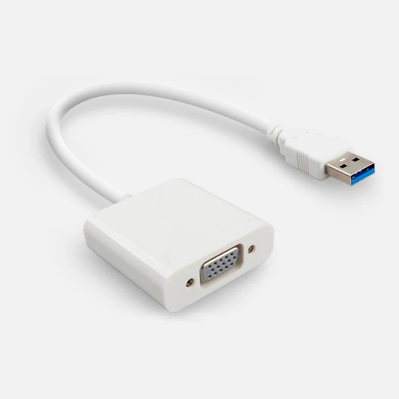 USB 3,0 к VGA Кабель-адаптер внешняя графическая карта видео мульти-дисплей конвертер адаптер для ПК ноутбук с системой Windows 7 8