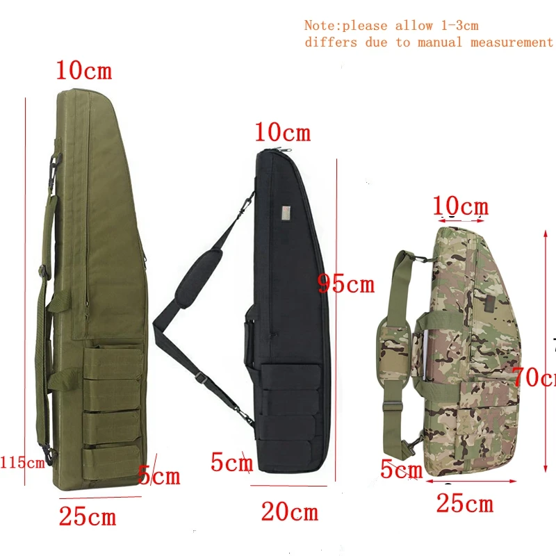 120cm 70cm 95cm tático arma saco resistente