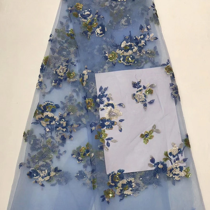 GLace 1Y/лот африканская кружевная вышивка блестящая сетка швейная ткань с блестками для платья юбки свадебные украшения TX1484