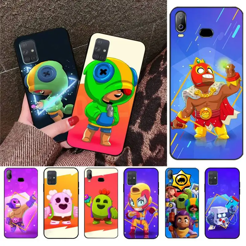 

NBDRUICAI Cute Case Gbrawl Stars Phone Case Cover For Samsung A10 A20 A30 A40 A50 A70 A80 A71 A91 A51 A6 A8 2018