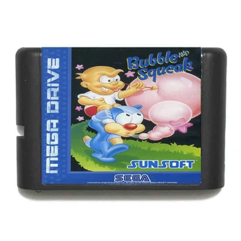 

Bubble And Squeak NTSC-USA 16 bit MD Game Card For Sega Mega Drive For Genesis