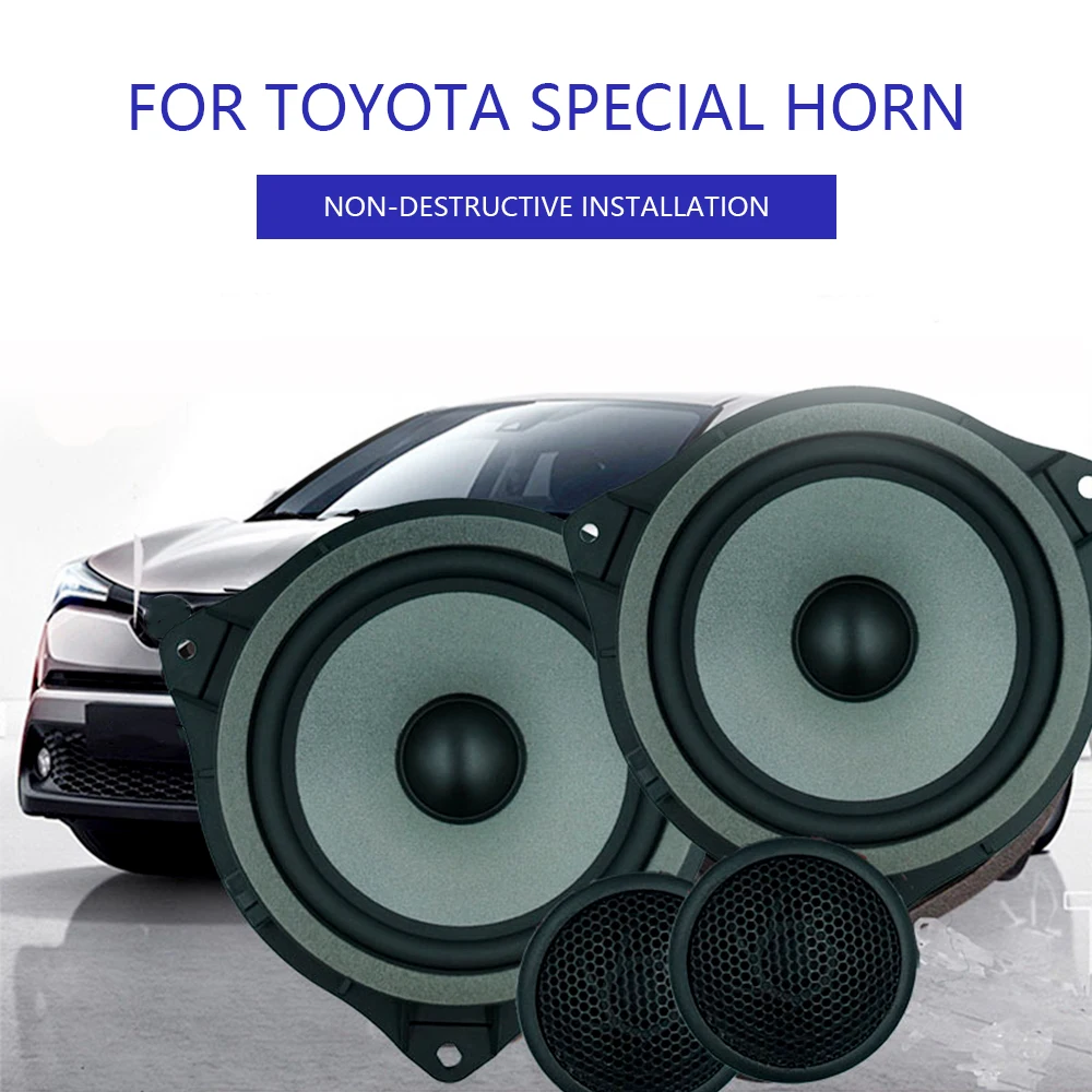 

Car speaker For Toyota FJ RAV 4 REIZ PRIUS CROWN COROLLA PRADO camry series Hi-Fi audio stereo midrange tweeter horn loudspeaker