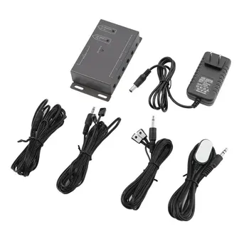 

Compact Size Easy Mount Infrared Remote Control Extender 6 Emitters 1 Receiver CFL Friendly IR Repeater System Kit
