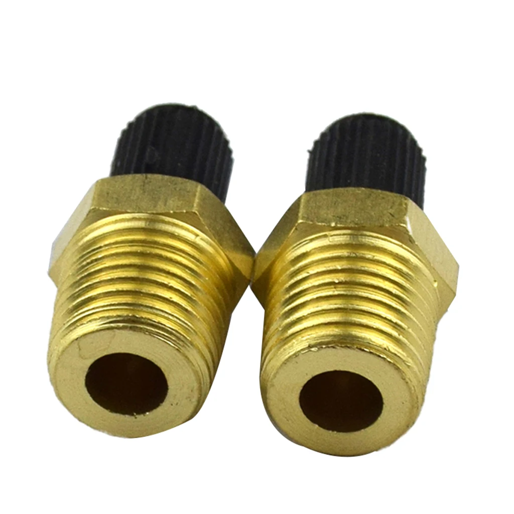 6Pcs 1/4 Inches Brass + Plastic Air Compressor Tank Fill Valve 300 Psig Max