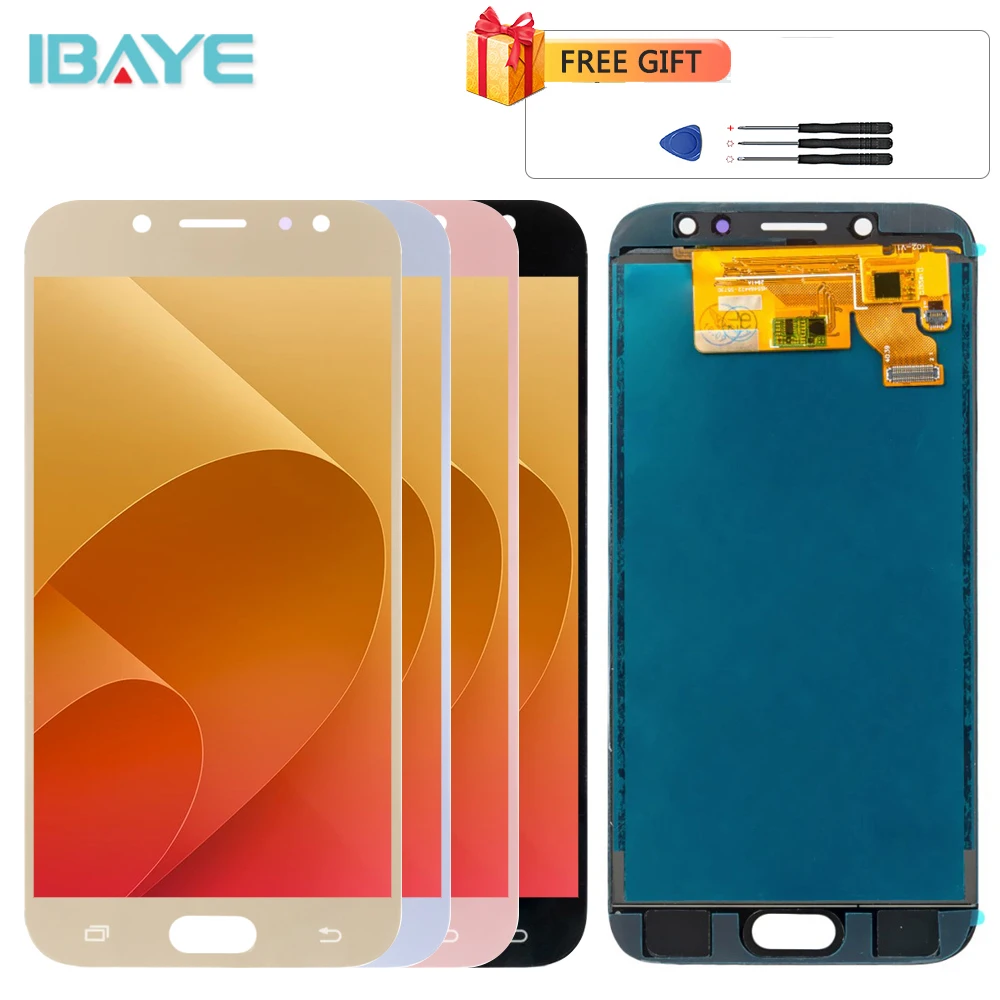 Для samsung Galaxy J7 Pro 2017 J730 SM J730F J730FM/DS J730F/DS J730GM/DS ЖК дисплей + сенсорный экран дигитайзер