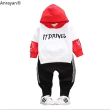 Г. Весенняя хлопковая одежда для малышей; модная детская спортивная куртка с капюшоном для мальчиков и девочек; штаны с длинными рукавами; повседневные спортивные костюмы для детей