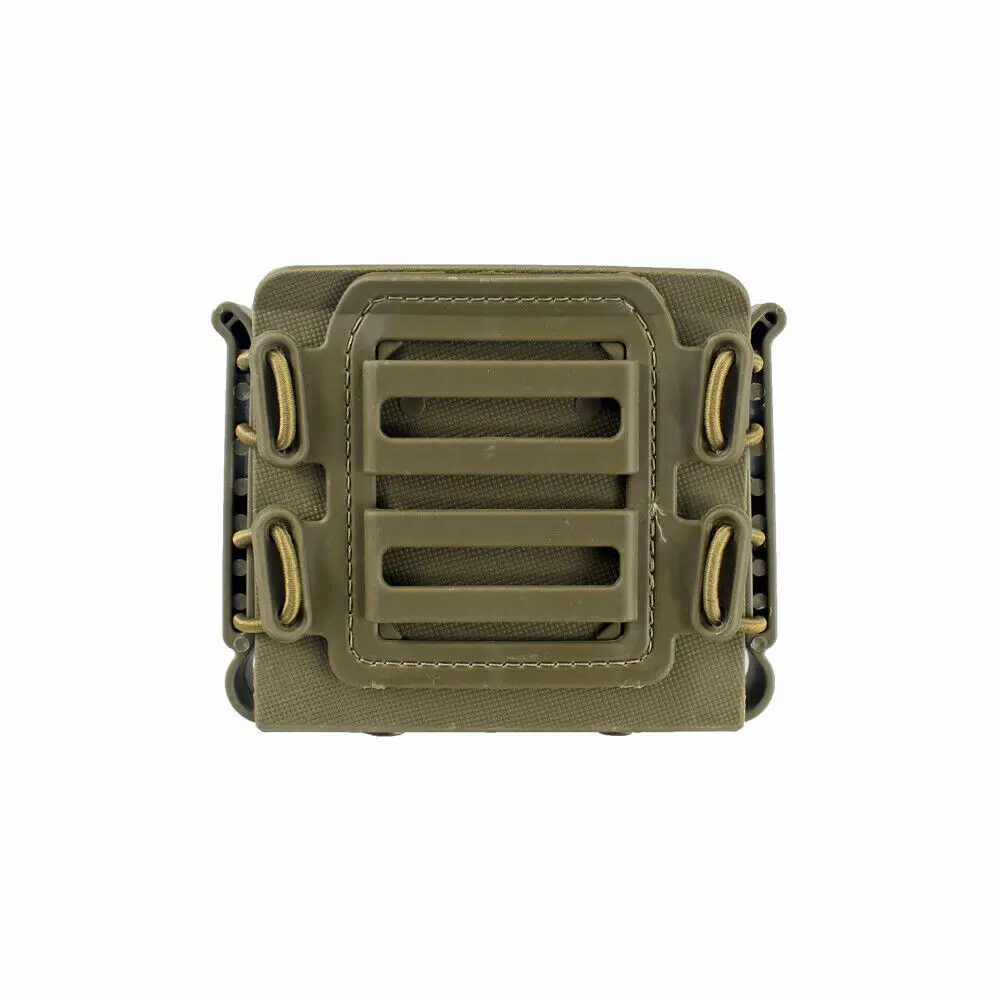 Tan Охота винтовка, подсумок кобуры тактические Soft Shell Перевозчик Mag сварочный держатель с системой Molle(облегченная модульная система переноски снаряжения), зажим для снайперской винтовки - Цвет: Tan
