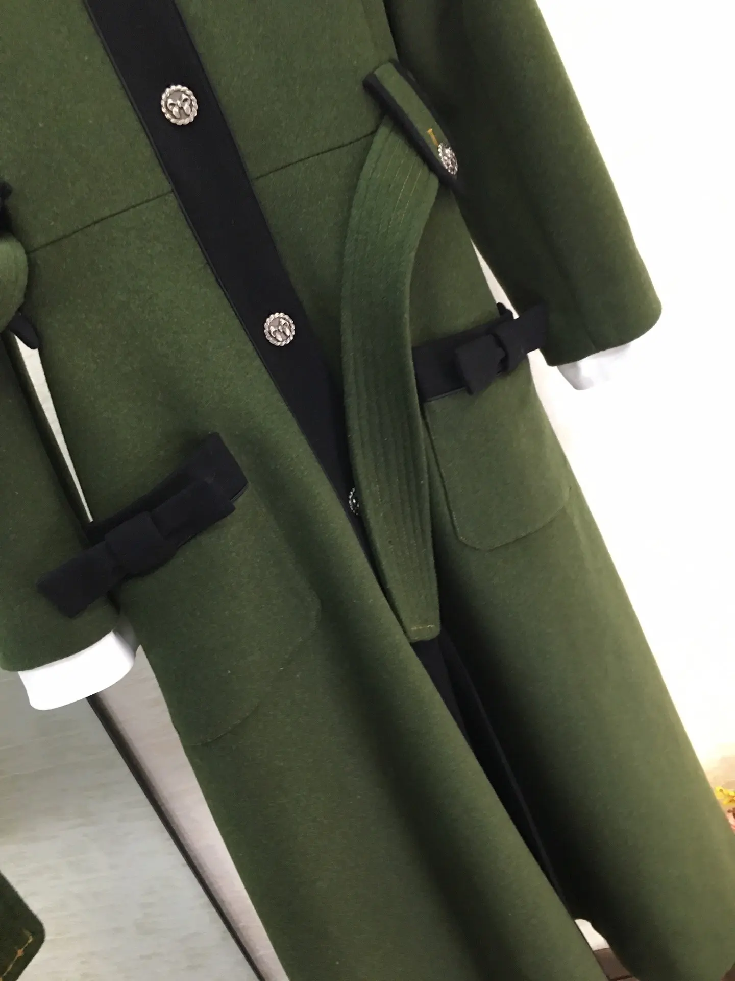 new ladies autumn and winter high quality original custom quality high woolen coat coat 1102