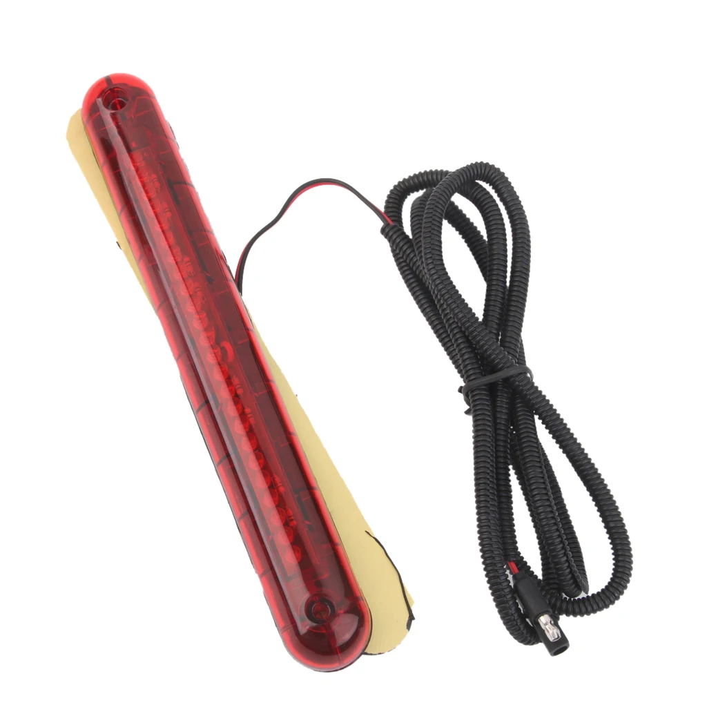 Red 24 LED 12V Car High Mount Third 3RD Brake Stop Tail Light Lamp Universal