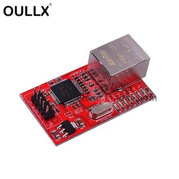 OULLX Mini W5100 LAN Ethernet Shield Network Board Module R3 W5100 3.3V Compatible For Ethernet UNO Mega 2560 1