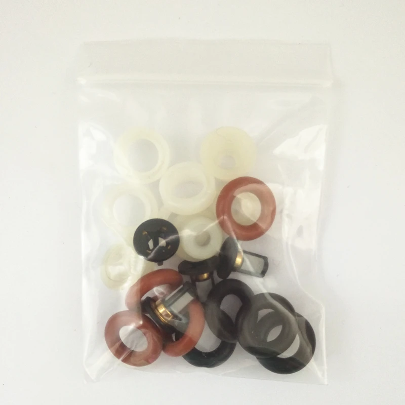 Fuel Injector Repair Kit 4sets For Keihin FJ1203 FJ1045 FJ785 FJ486 16450PWA003 16450-RNA-A01 Fit For Honda Car AY-RK068 diesel injector tube fuel injector cleaner fuel injector removal tool injector washer shims fuel injector seals repair kit gasket