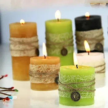 

Aromatherapy Candle Smokeless Decorative Candles Weding Decoration Christmas Candles Wax Kaarsen Party Candles QLB015