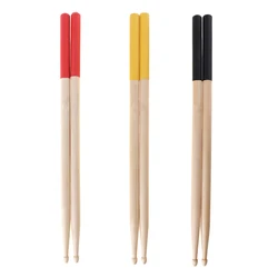 Professional 5A Maple Drumsticks - Multicolor Wood (Yellow)