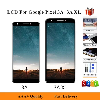 

Original Pixel 3A Display For Google Pixel 3A 3AXL LCD Touch Screen 3A G020A 3A XL G020F Display LCD Screen Panel Assembly