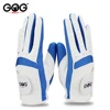 1pair left and right hand Golf Gloves children Boys grils fabric 2 colors white pink blue soft and breathable sports glove new 5