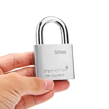 

Door Cabinet Padlock Anti-Theft Lock Waterproof Rust-Proof Tamper-Proof Lock Home Small Dormitory With 4 iron keys(50mm)