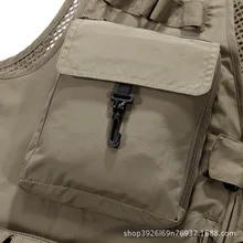 Настраиваемый мужской Открытый Быстросохнущий жилет фотография Рыбалка тактические износостойкие сетчатые сумки жилет 8898