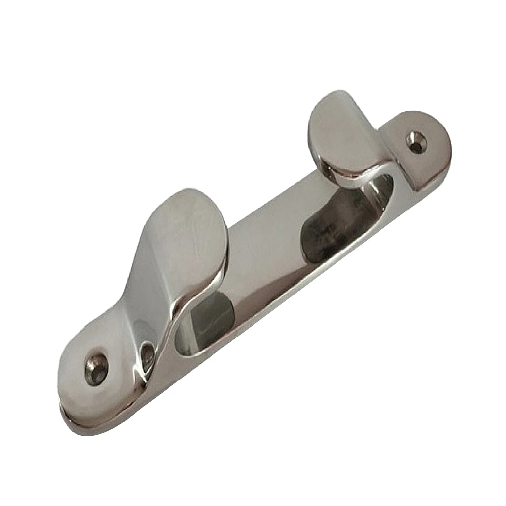 316 Stainless Steel Line Straight Fairlead Bow Chock Marine Boat Cleat for Kayak Canoe Boating Accessories