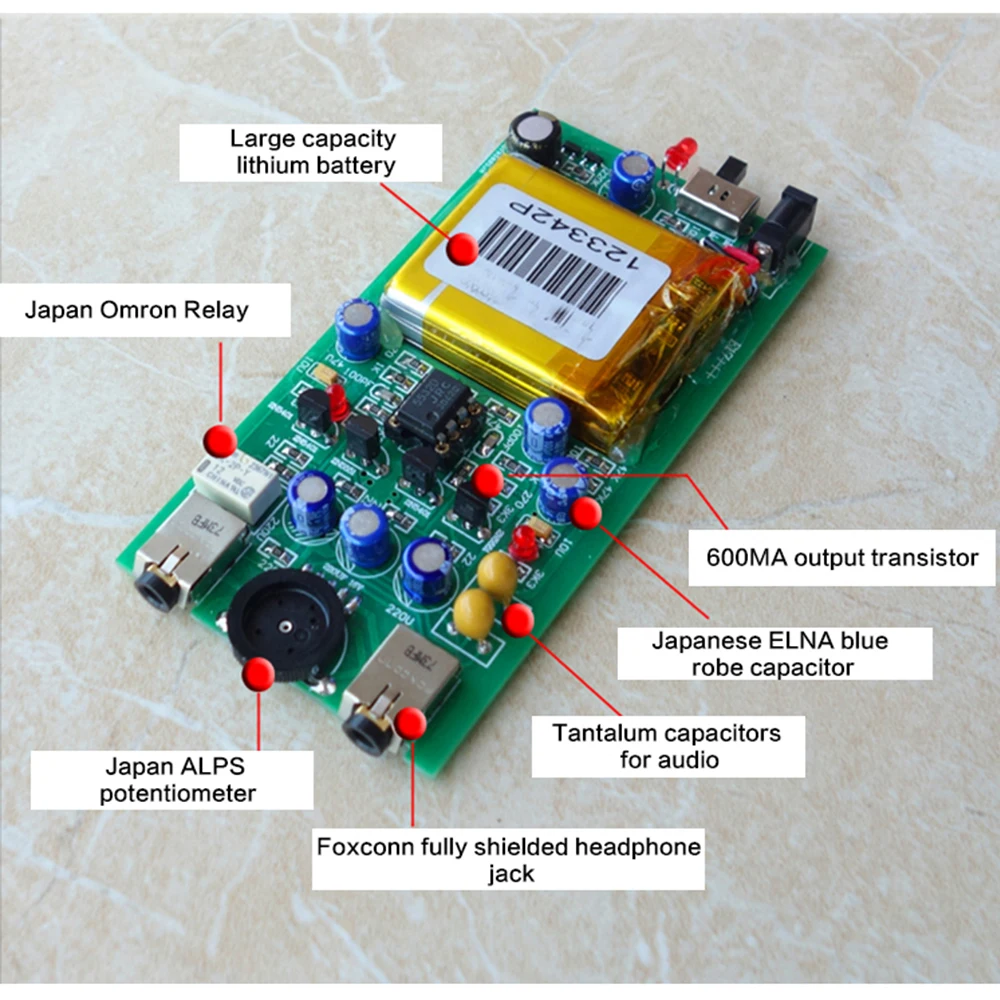 WL01 Class A Portable Headphone Amplifier High
