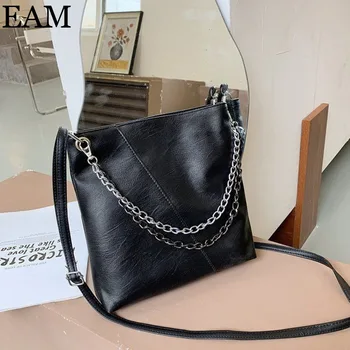 

[EAM] Simple PU Leather Retro Bags For Women 2020 Handbags And Purses Luxury Female Winter Travel Crossbody Shoulder Bag 8A599