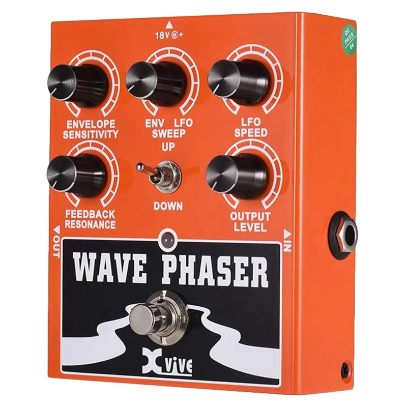 

XVIVE W1 Wave Phaser Guitar Effect Pedal True Bypass Full Metal Shell Guitar Accessories