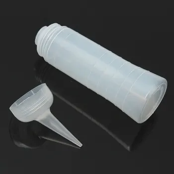 

200ML Multi-Functional Scale Hairdressing Tool Applicator Measure Bottle Hairdress Salon Hair Color Perm Care Tint Pro Supplies