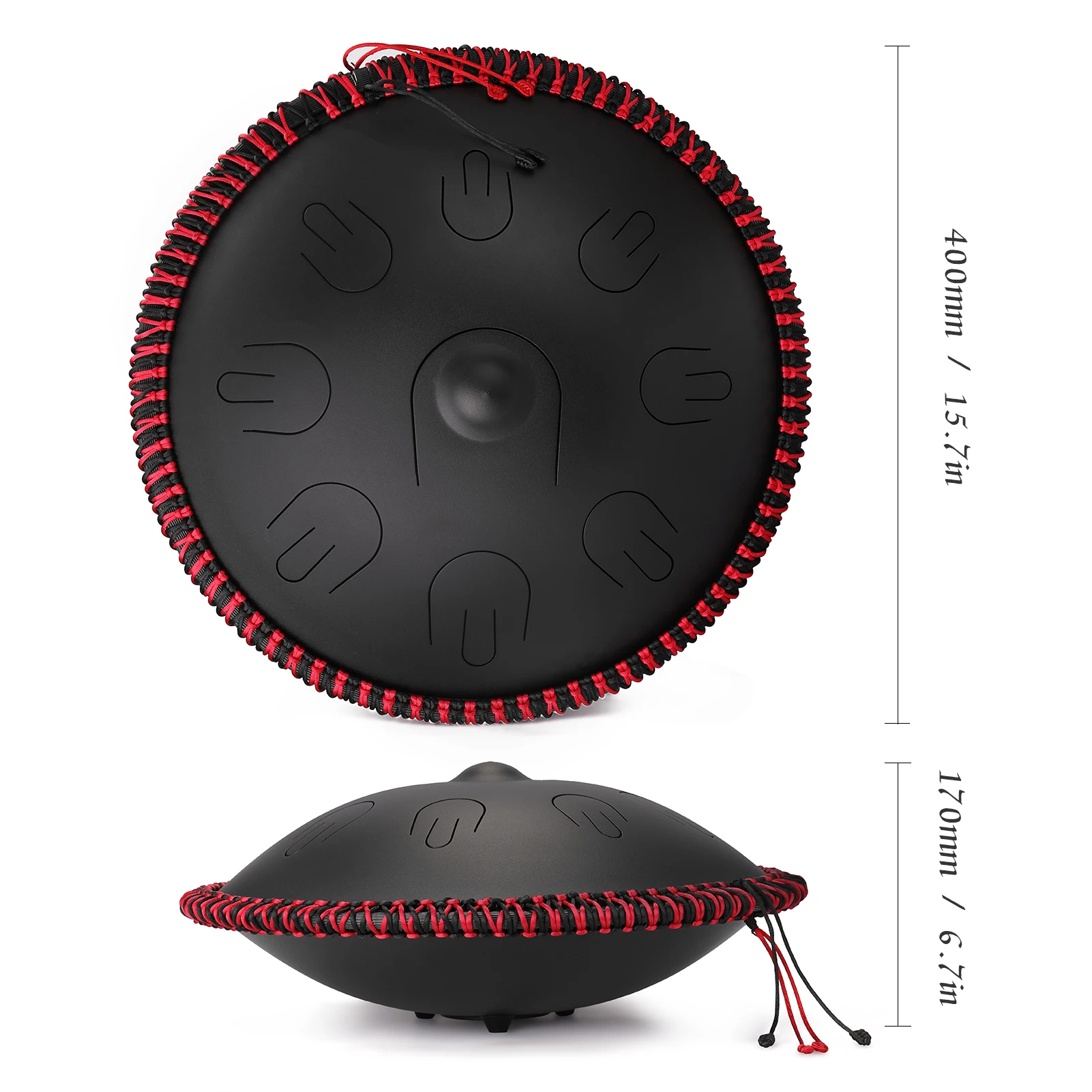 16 inch 9-Tone D tones steel drum Tongue Drum Hand Pan Drums & Drumsticks Percussion Musical Instruments tongue drum kit