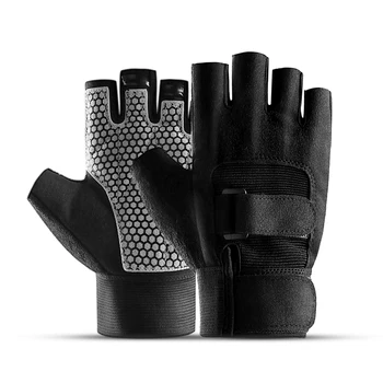 

Spring Half Finger Outdoor Sports Riding Men Women Fitness Gloves Non-slip Fingerless Breathable Protective Sunscreen Gloves
