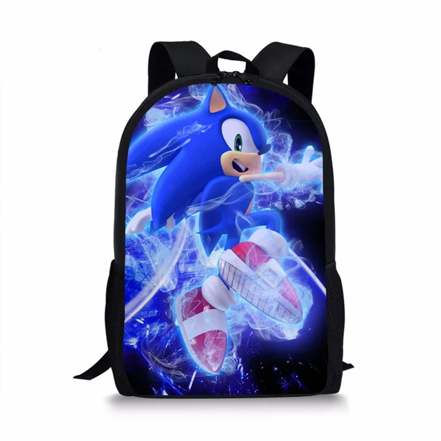 Juego Sonic The Hedgehog Mochila moda libro bolsa para niños mochilas niños  niñas estudiantes escolares adolescentes Mochila 17 pulgadas|Mochilas  escolares| - AliExpress