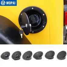 MOPAI Tank Abdeckungen für Jeep Wrangler TJ Auto Öl Tankdeckel Mit Schlüssel Schloss Abdeckung für Jeep Wrangler TJ 1997-2006 auto Zubehör
