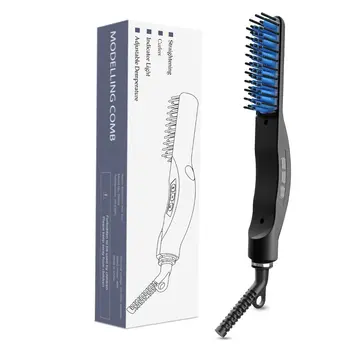 

Multi-Function Lcd Men'S Straight Hair Comb Hair Comb Beard Style Comb Does Not Hurt Hair Straightener