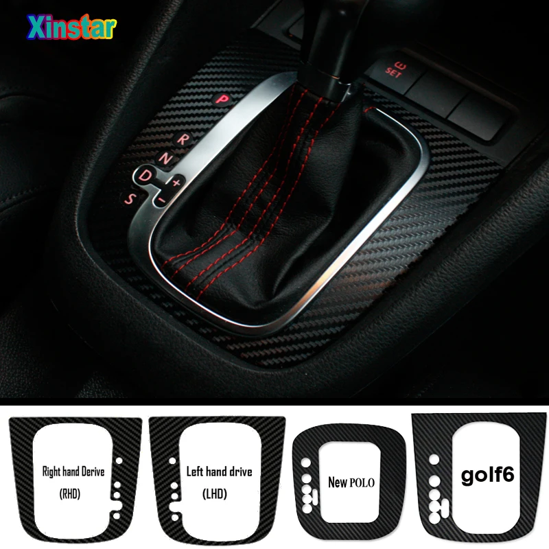 Автомобильная ручка переключения передач из углеродного волокна декоративная