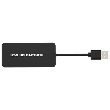 

Live Stream Portable Recorder Box Universal 1080P HD Broadcast UVC Game Easy Install Converter Video Capture Card