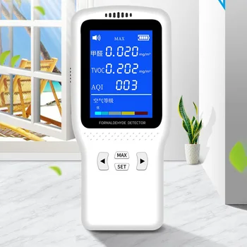 

Tester Office Analyzer Accurate Professional Monitor Meter HCHO TVOC 3D Convection LED Display Air Quality Detector Digital Home