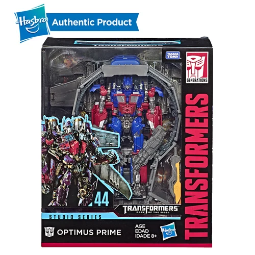 Optimus Prime Hasbro Трансформеры Игрушки Робот студия серия 44 лидер класс Трансформеры Темный Луны фильм Оптимус Прайм фигурка - Цвет: Optimus Prime