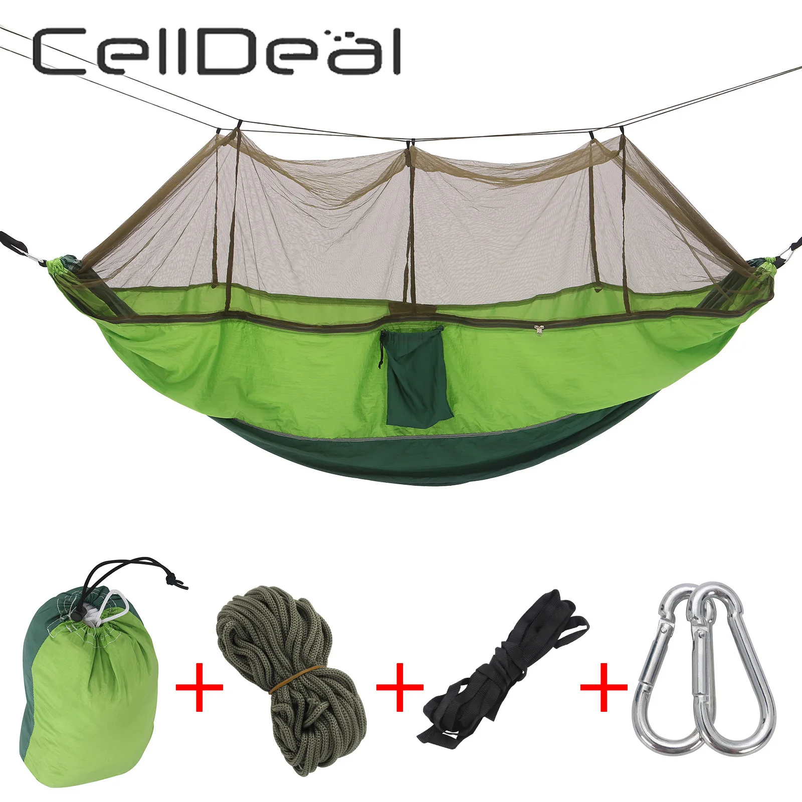 Палатный гамак CellDeal подвесная светильник Кая койка с москитной сеткой из