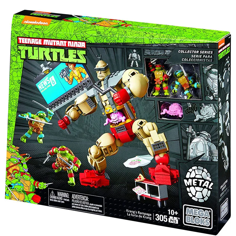Mega Bloks Teenage Mutant Ninja Turtles Kraang Cryo conjunto de cámara 