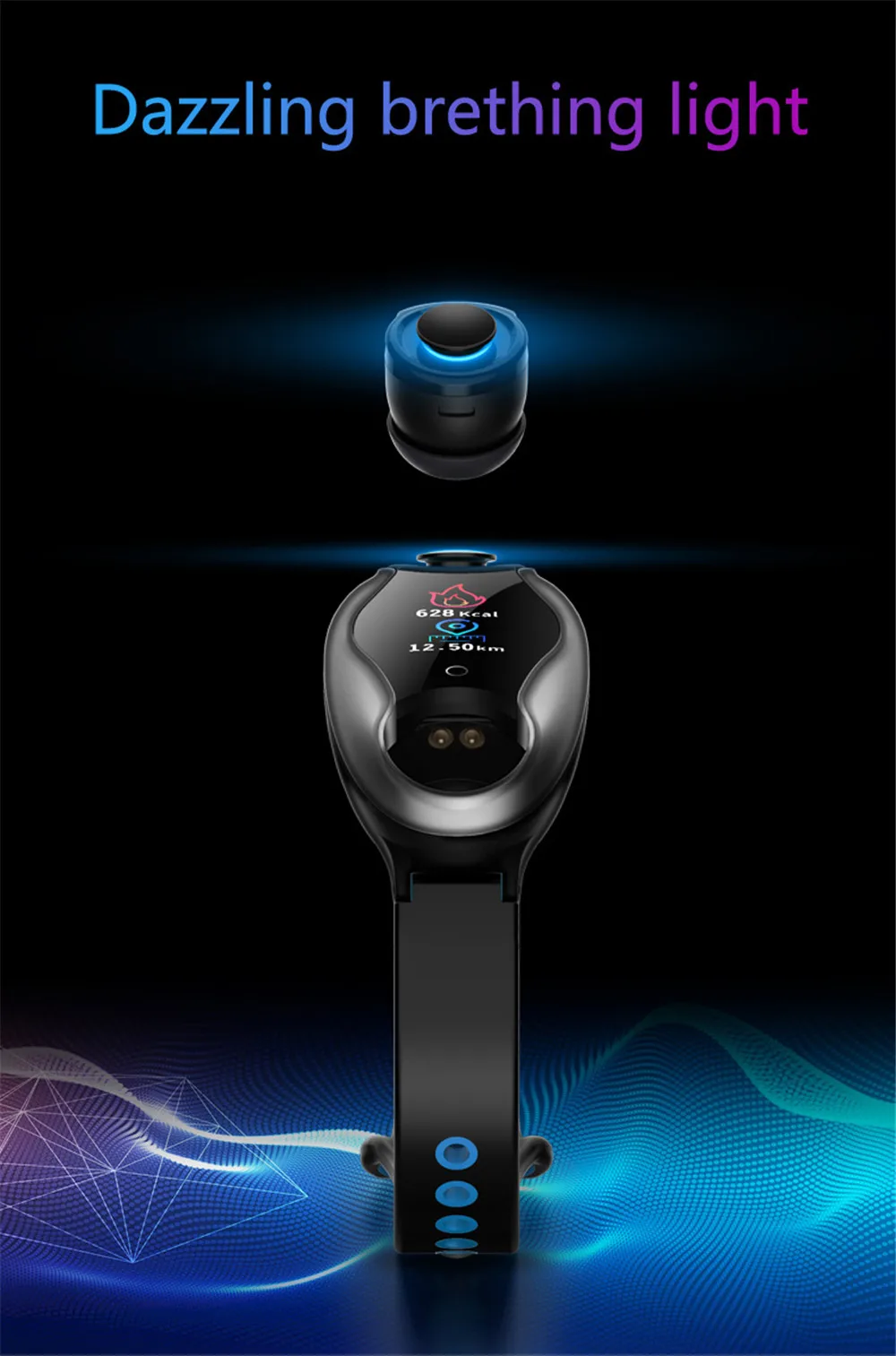 T90 фитнес-браслет Bluetooth 5,0 с беспроводными наушниками IP67 водонепроницаемые Смарт-часы Wome для мужчин смарт-браслет для телефона Android IOS