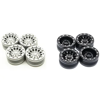 

Scx10 Trx-4 1.9 Inch Beadlock Aluminum Beadlock Wheel Rims Set for 1/10 TRX-4 SCX10 D90 Wraith 36 37 RC Crawler Wheel