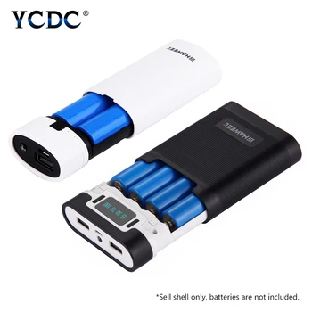 

Portable ABS 18650 Battery Charger Box Flashlight Power Bank Shell 2/4 Slots