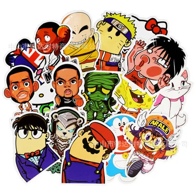 50PCS Cartoon Theme Package Graffiti Sticker Hot Selling Children's Toy Decoration Sticker M-12001